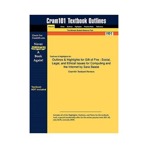 【预订】studyguide for a gift of fire: social, legal, and