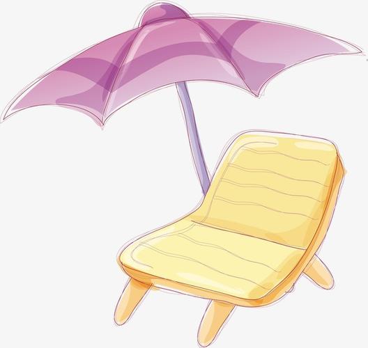 椅子 夏季 海滩 晒太阳