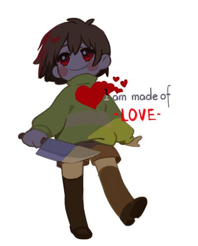 undertale传说之下精美人物图包chara篇