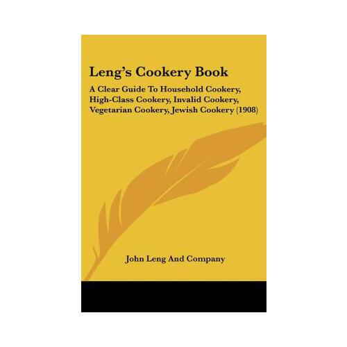 【预订】lengs cookery book: a clear guide to household cookery