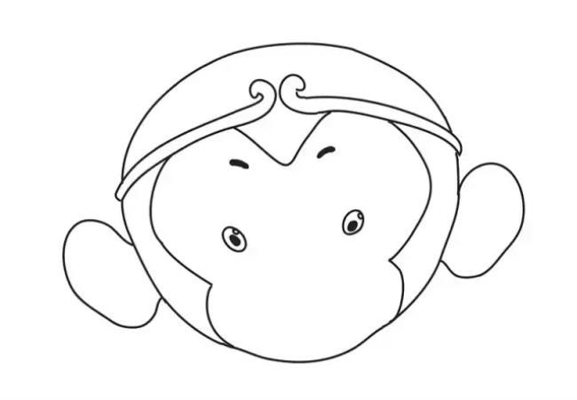 孙悟空简笔画(简笔画|超简单孙悟空简笔画)
