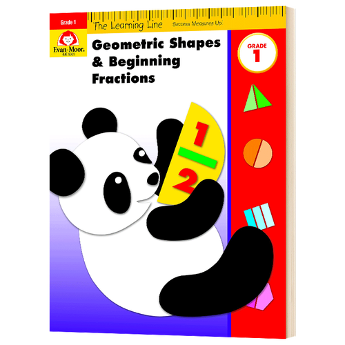 惠典正版几何图形与分数入门 geometric shapes & beginning