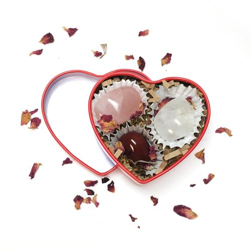 crystal lovers valentine tin