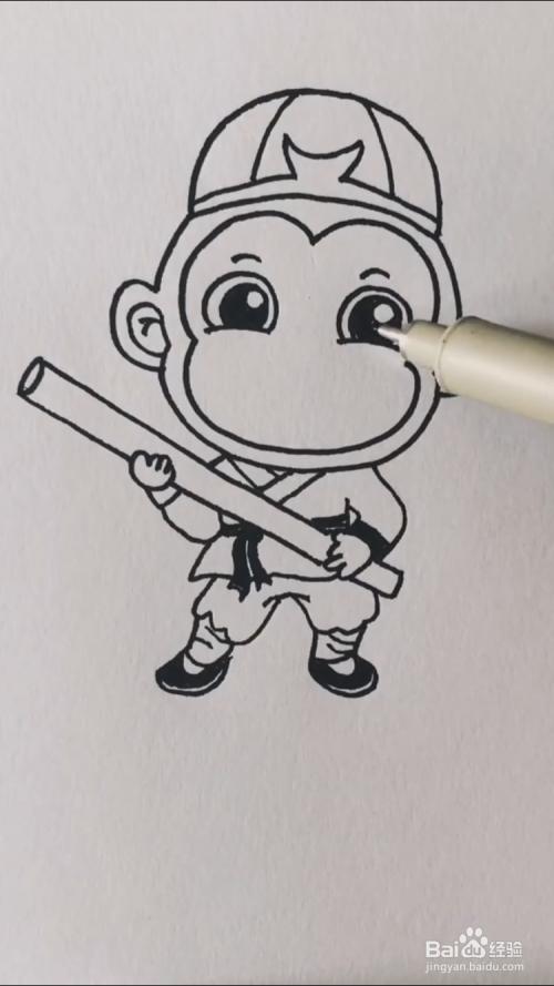 孙悟空的简笔画如何画?
