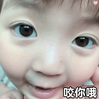 咬你哦(萌娃罗熙表情包)