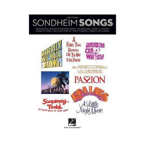 【预订】sondheim songs, easy piano